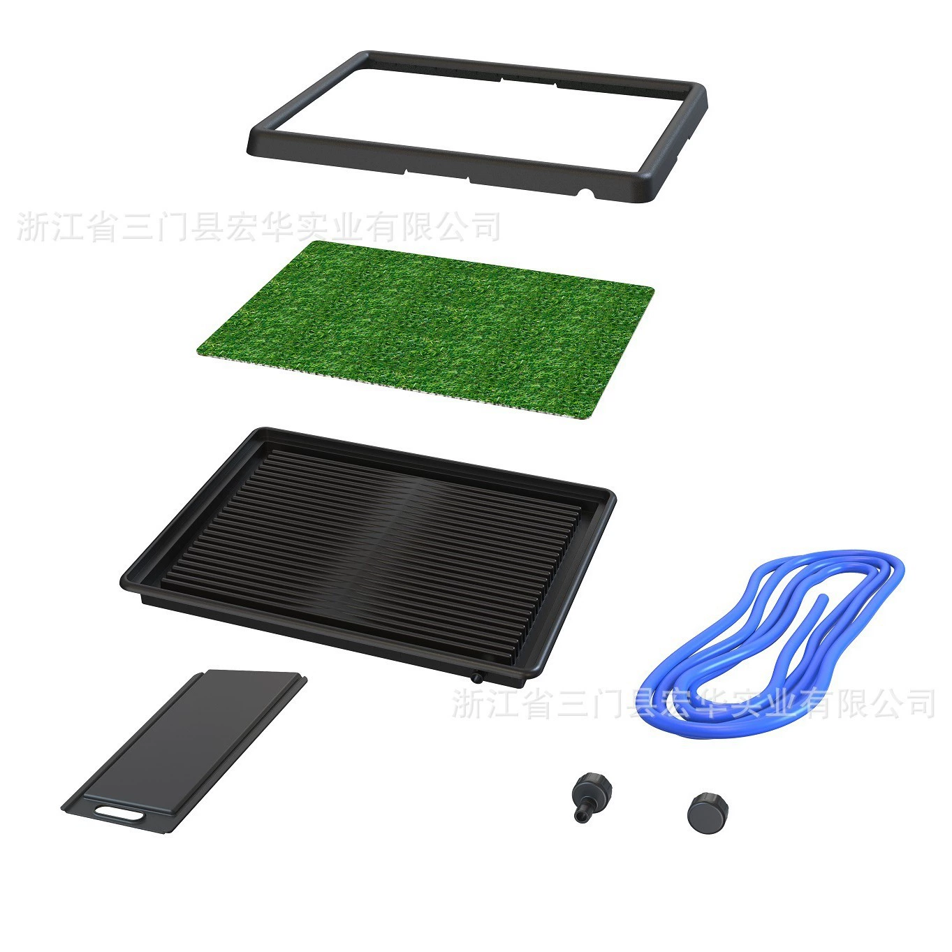 Новый коврик для газонной собаки, туалет для собак, туалет для домашних животных с водопроводной трубой для легкой очистки