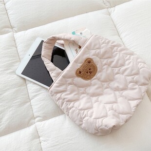 Korean-style Ins Mommy Handbag with Meal Lunch Bag Bottle Storage Baby Bag Baby's Street Shooting Out