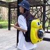 Handheld breathable cartoon backpack to go out, card holder, space bag