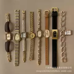 New In Stock Gold Watches for Women Commuter Versatile Light Luxury Exquisite Premium Vintage Women's Watch Cross-Border Live Streaming Hot Sale