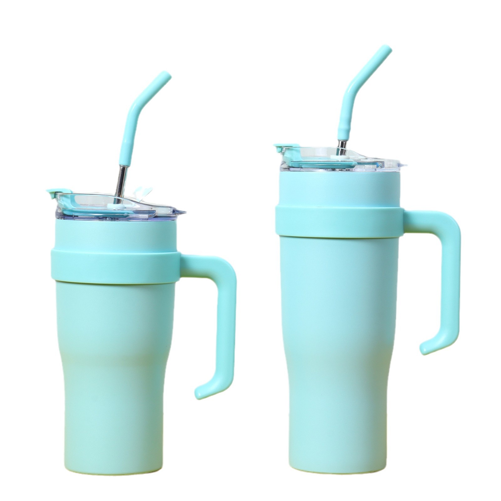 30Oz40oz Giant Insulated Large Capacity Ice Girls' Top Quality Water High-Value Straw Cup, Cold-Keeping Cup_voghion.com