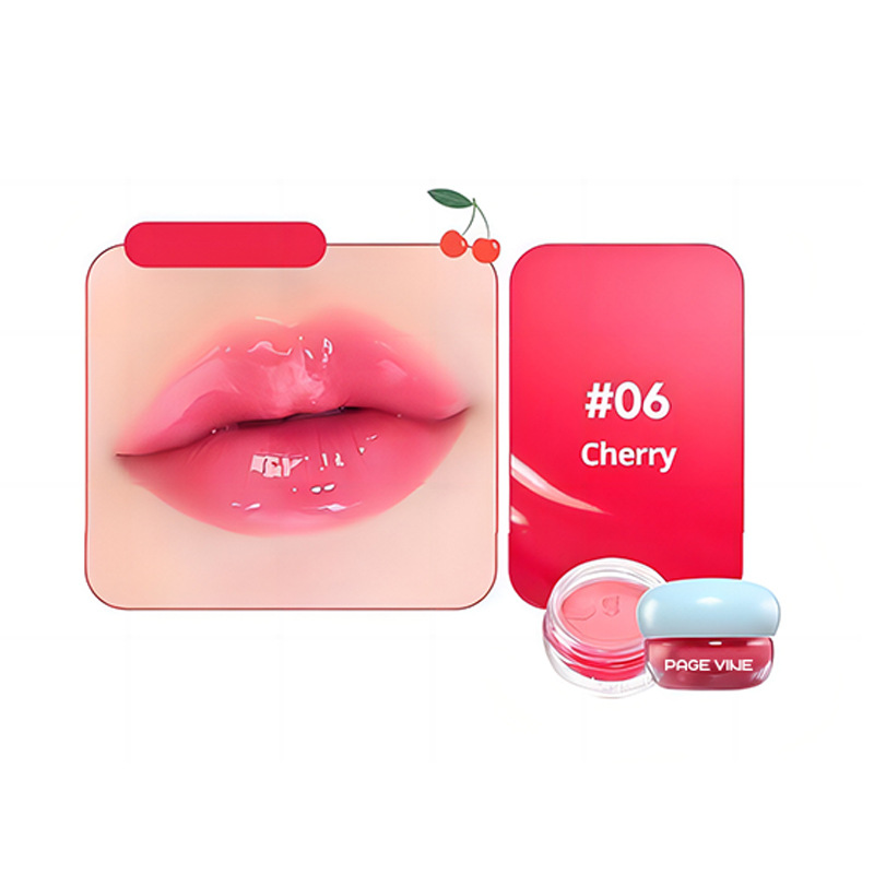 PAGE VINE transfronteriza barra de labios de mermelada esmalte labial suave y humectante, esmalte labial blanqueador, mascarador labial