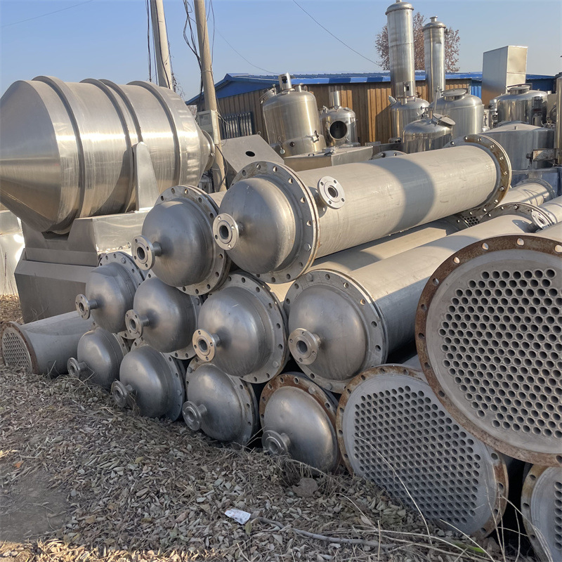 供应二手冷凝器  列管式真空换热设备  化工常压式换热设备