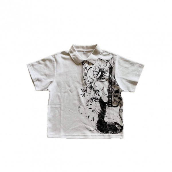 Fashionable spring retro trend short sleeve T-shirt for men and…
