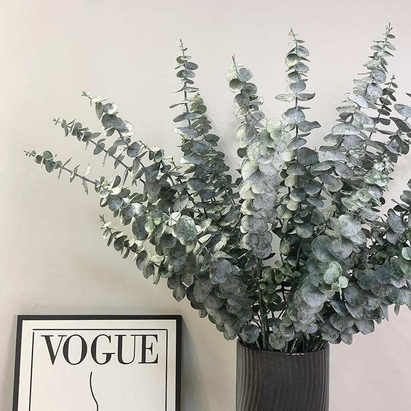 Simulated Plant Leaves, Fake Leaves, Money Leaves, Single Simulated Eucalyptus Leaves, Home Decoration Eucalyptus