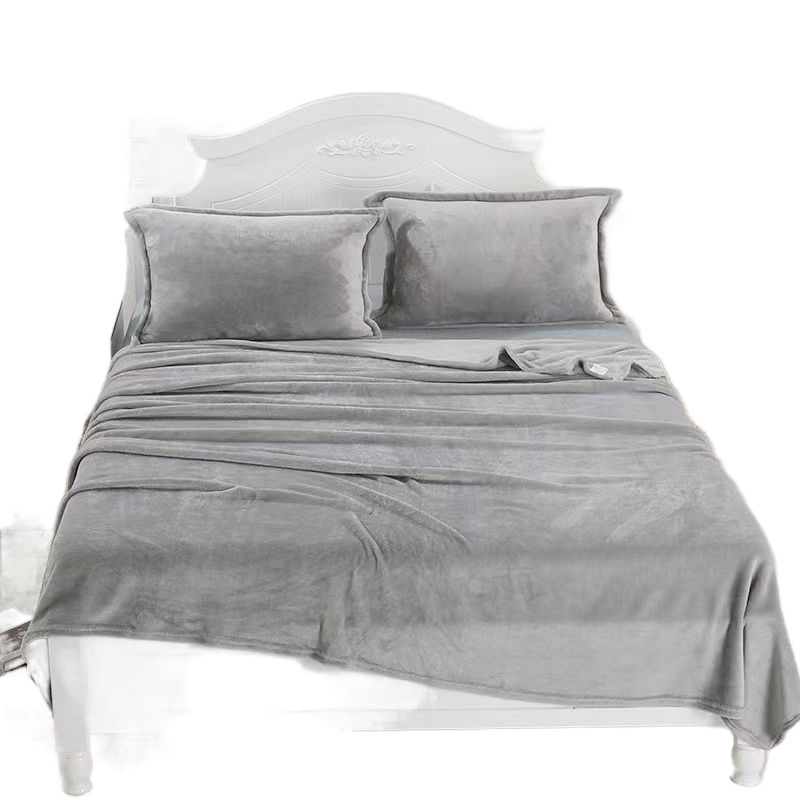 기모 침대 시트 겨울 양면 양털 플란넬 담요 커버 가능한 슬리핑 더블 학생 담요 시트