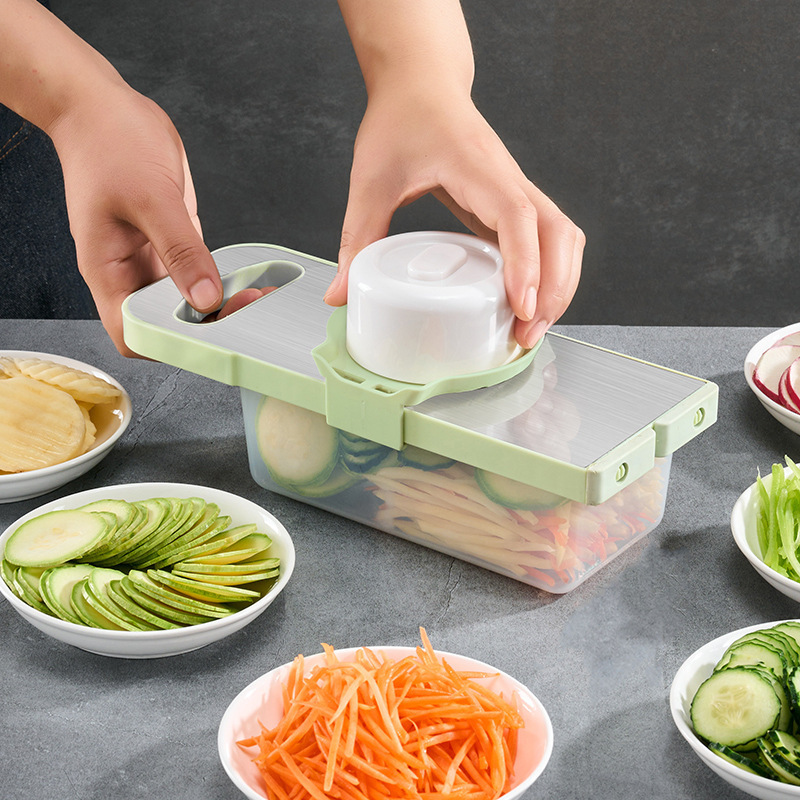 Multifunctional Vegetable Cutter Potato Shreds Grater Household Kitchen Vegetable Cutter Slicer Shredder Grater