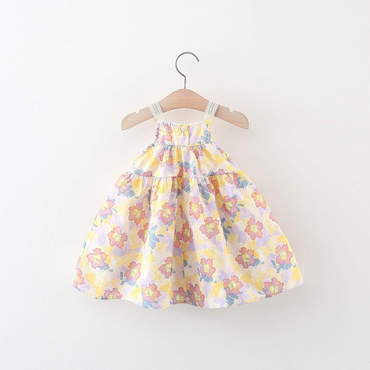 Cute Flower Cotton Girls Dresses display picture 4