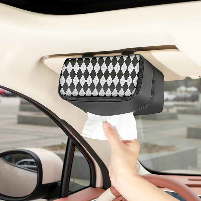 Shāncháhuā – Creative Car Tissue Car tissue box/set - rhombus-tissue-box