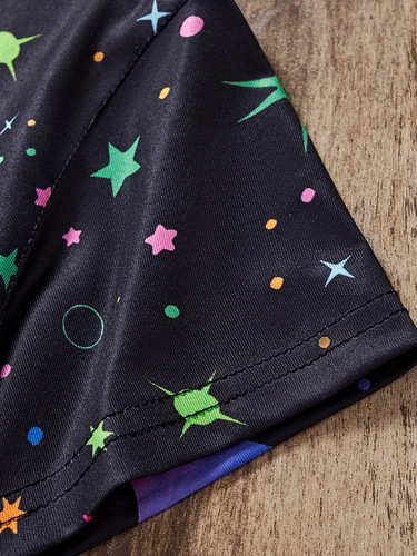 Children's Short Sleeve Long Pants Set Summer 2025 New Cartoon Unicorn Two-Piece Set for Young Girls, Medium-Sized Children Clothing