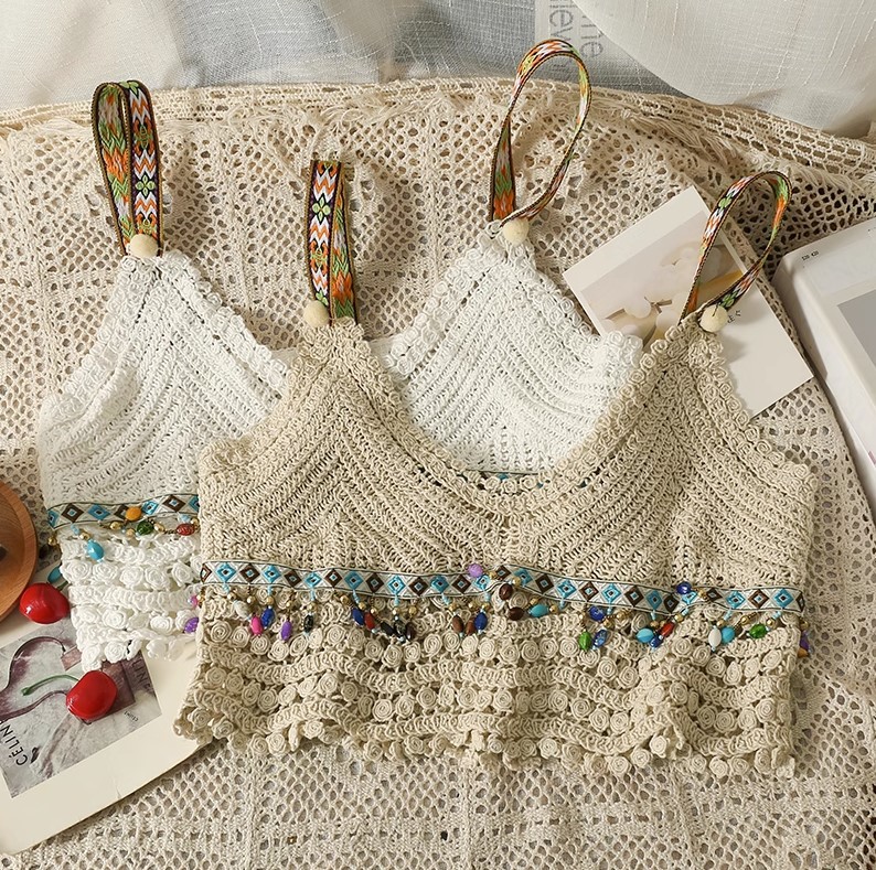Ethnic lace bra top