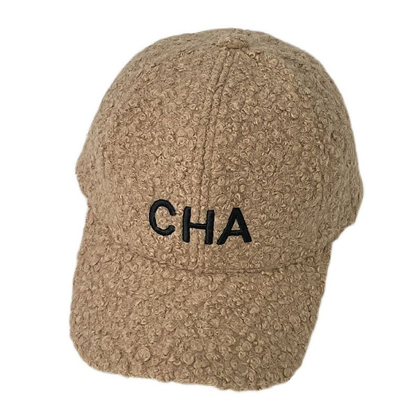 Brand velvet baseball cap for leisure