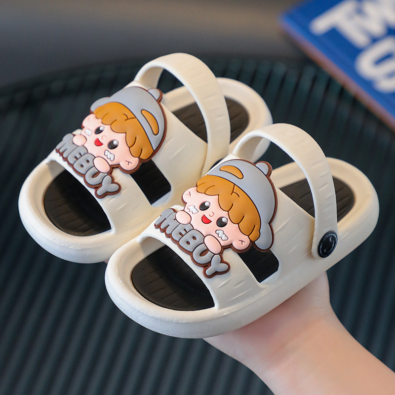 2023 new children's slippers cute baby w...