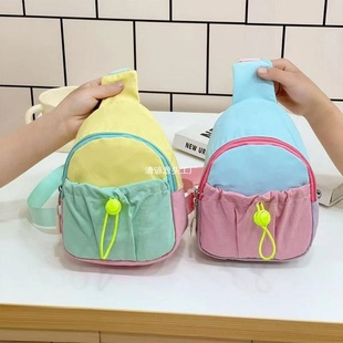Kindergarten Kidsren's Bags 2025 New Fashion Boy Baby Outing Accessories Chest Bag Handsome Girl Crossbody Bag