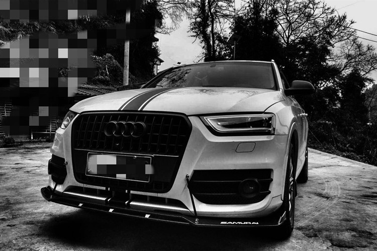 Suitable for Old Audi A3 A4L A6 Q3 Front Shovel Front Lip Spoiler Size Surround Modification and Decoration Anti-Collision