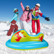 CPC现货充气滑雪圈雪地玩具滑雪摩托艇拖拉滑雪板儿童滑雪车雪圈