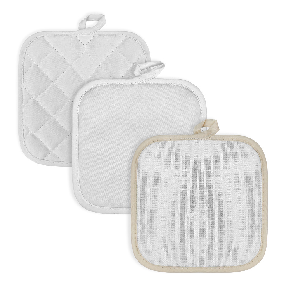 Alfombrilla aislante de algodón y lino para el hogar, antideslizante, decorativa para mesa, para cuencos, material de venta al por mayor directo de fábrica