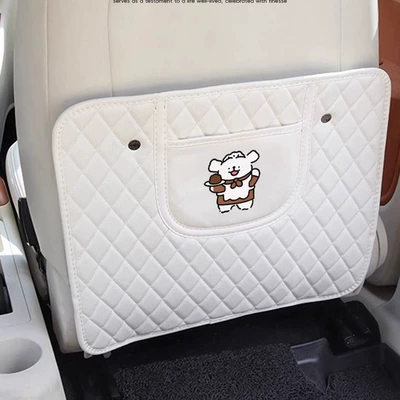 Striped dog anti-kick pad car Chair back anti-kick pad