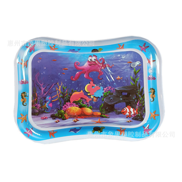 Las almohadillas de agua para bebés guían a los bebés a aprender a gatear las almohadillas de inyección de agua CPC no contiene BPA, inspección completa de inflado de fábrica transfronteriza