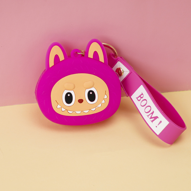 メーカーが生産するネズミ駆除パイオニアラブブキーホルダーペンダントシリコンバッグかわいい子供用小銭入れ|undefined