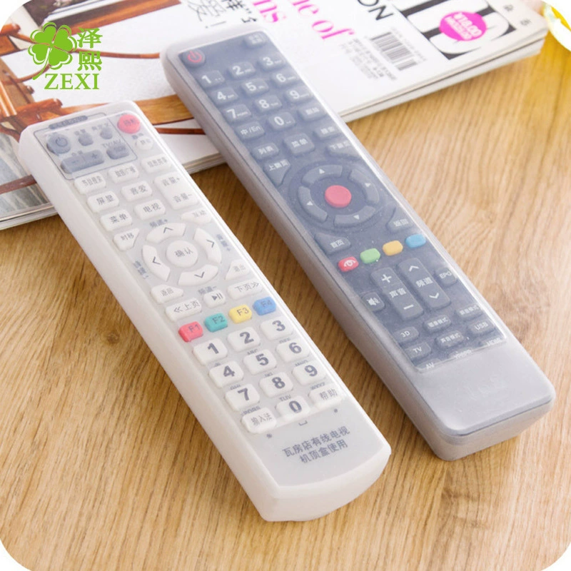 Remote control, transparent silicone waterproof protective case