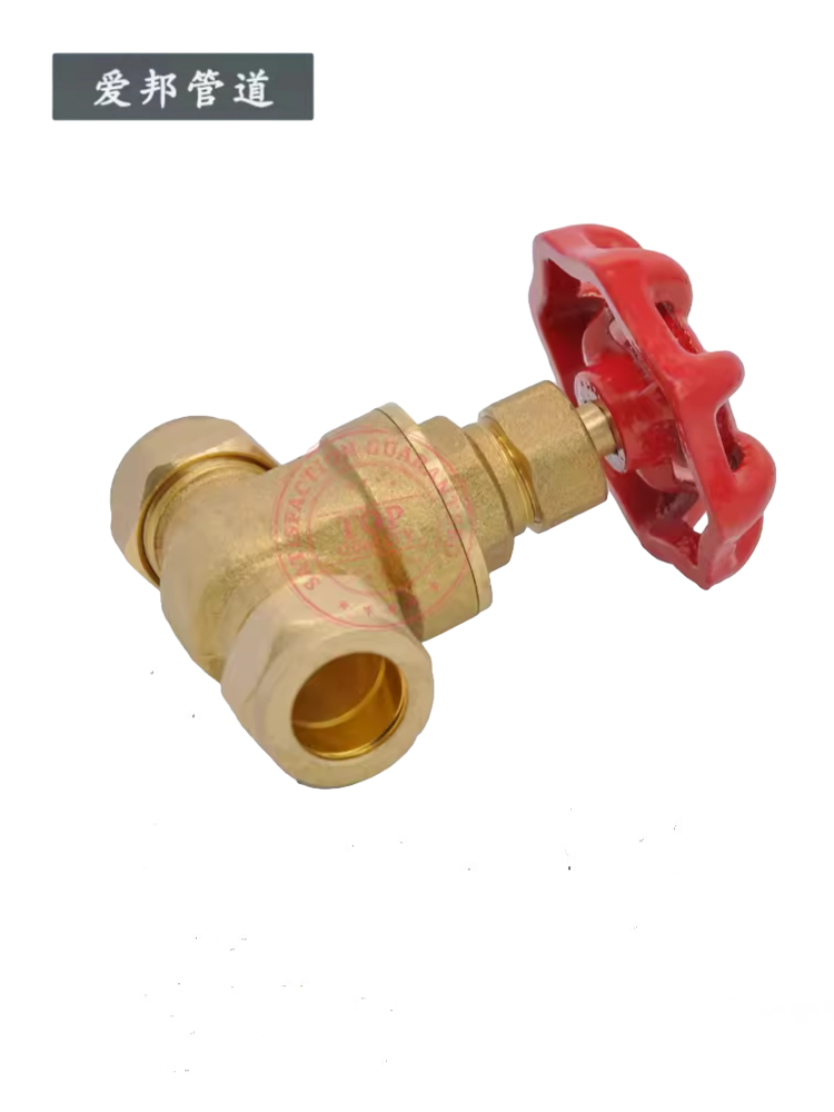 DN15 ~ DN50 válvula de latón con manguito de válvula de cobre grueso conector de válvula de tubo de cobre 15mm - 54mm
