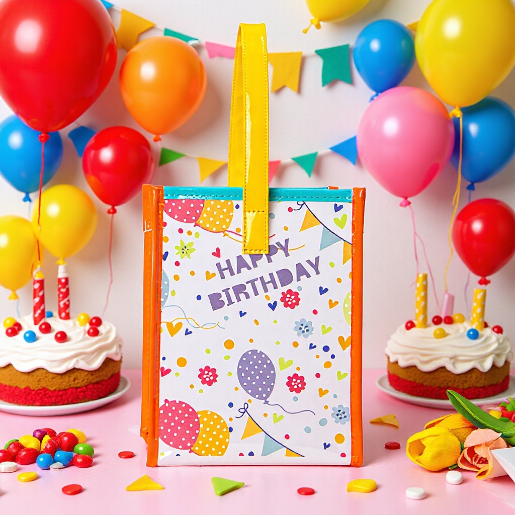 现货生日派对幼儿园礼品袋果冻包儿童生日节日喜糖伴手礼袋零食袋