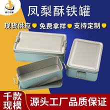 马口铁盒搭扣长方形铁盒金属礼盒茶叶凤梨酥糕点食品级认证包装罐