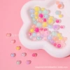 Transparent round beads, 8mm, 2mm