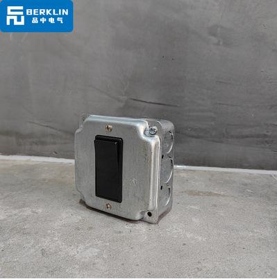 Interruptor de toma de aire industrial de Berklin ventilador de cemento abierto ventilador de cinco agujeros retrógrado galvanizado una cuenta de doble control dos o tres enchufes