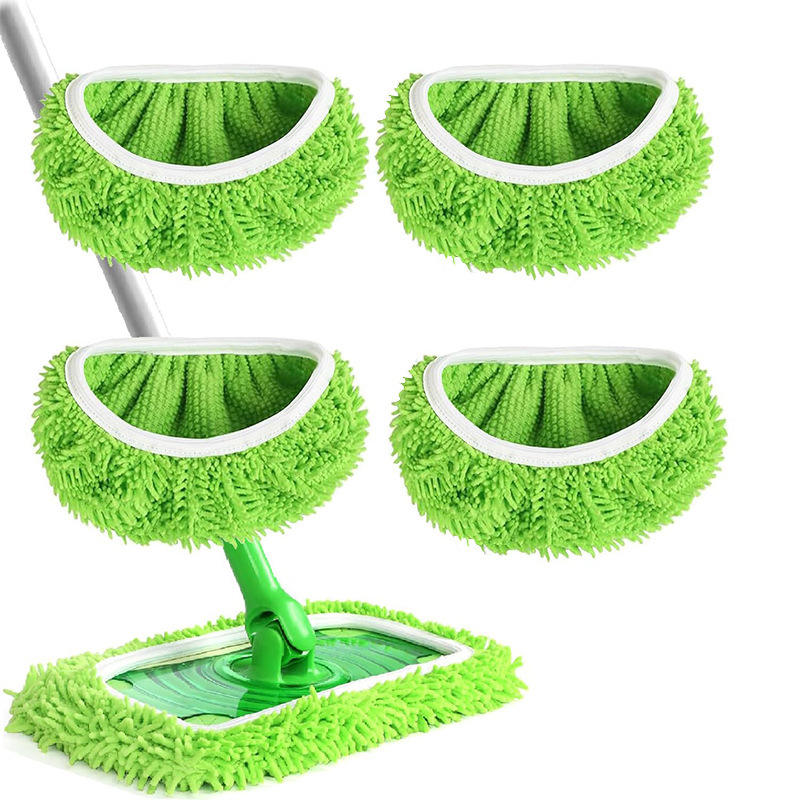 Suitable for Swiffer Sweeper Reusable Microfiber Mop Pad Chenille Flat Mop