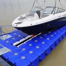 钓鱼平台水上浮筒浮箱游艇龙舟码头摩托艇泊位塑料浮桶
