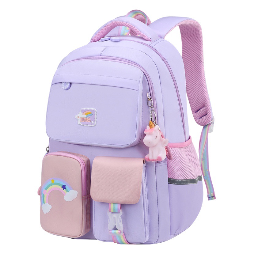 Mochila de dibujos animados de primer grado para niñas ligeras transfronterizas para niños de niñas de escuela primaria al por mayor