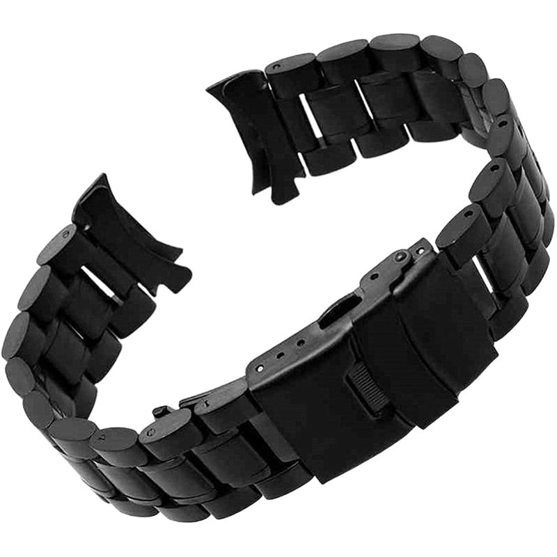 Spot five-bead solid stainless steel watch with double safety buckle watch chain watch accessories 18 20 22 24mm