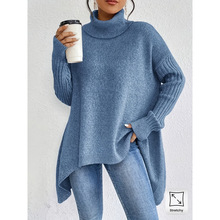 X 91623 Women's off-shoulder turtleneck sweater Ůʿ������