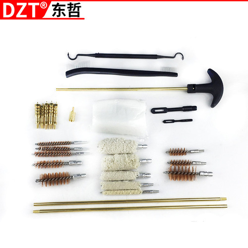 Green box new copper brush pipe dredging copper pipe wire brush full set of cleaning tool brush set aluminum alloy set
