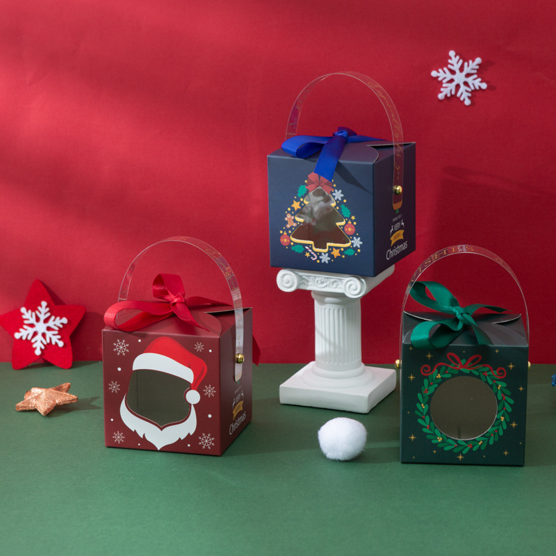 ホームチョイスクリスマス新しいアップルギフトボックス中空クリエイティブギフトボックスシュガーボックスクリスマスイブポータブルキャンディボックス|undefined