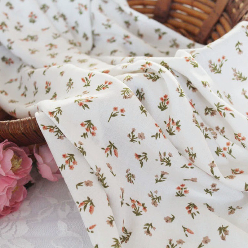 Шифон шелковая ткань, летний пижама, домашняя одежда, floral print