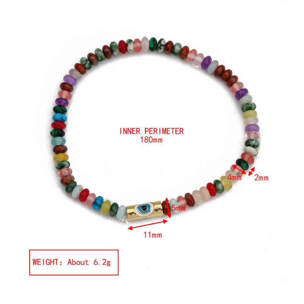 Fashion Eye Copper Beaded Bracelets 1 Piece