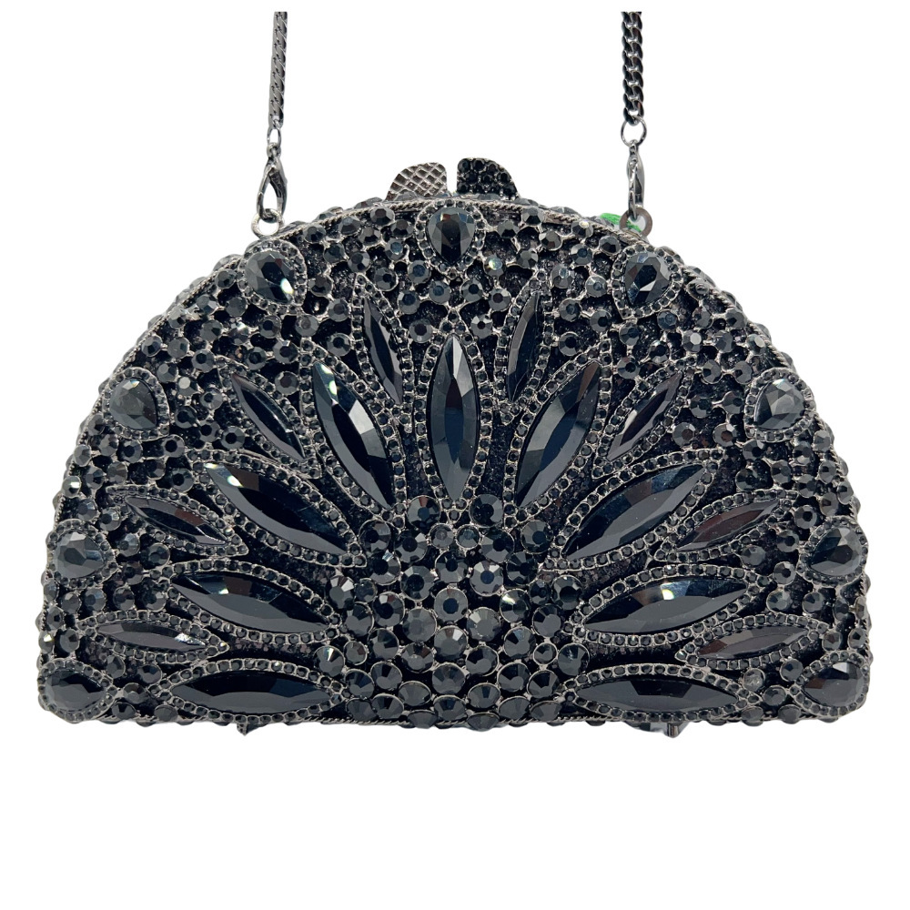 Stone clutch transfronterizo nuevo paquete de cena de diamantes de lujo bolso de mano de diamantes de mujer bolsa de vestido de fiesta de celebridad