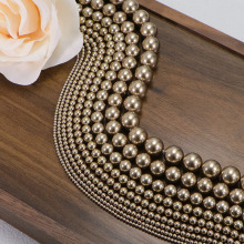 仿施家水晶玻璃珠圆珠高亮手工串珠diy饰品配件手串项链半成品配