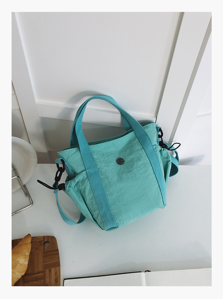 Damen Tragetasche Aus Canvas, Handtasche Mit Schultergurt_voghion.com