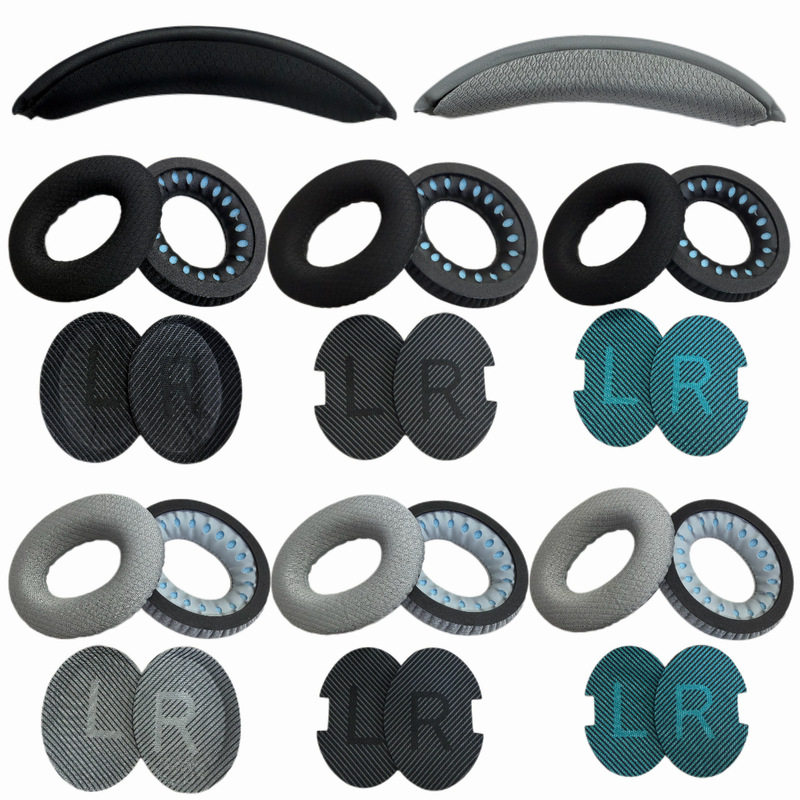 Suitable for BOSE QC35 QC25 mesh earphone covers, foam covers, snap-on headband, over-ear headphone covers