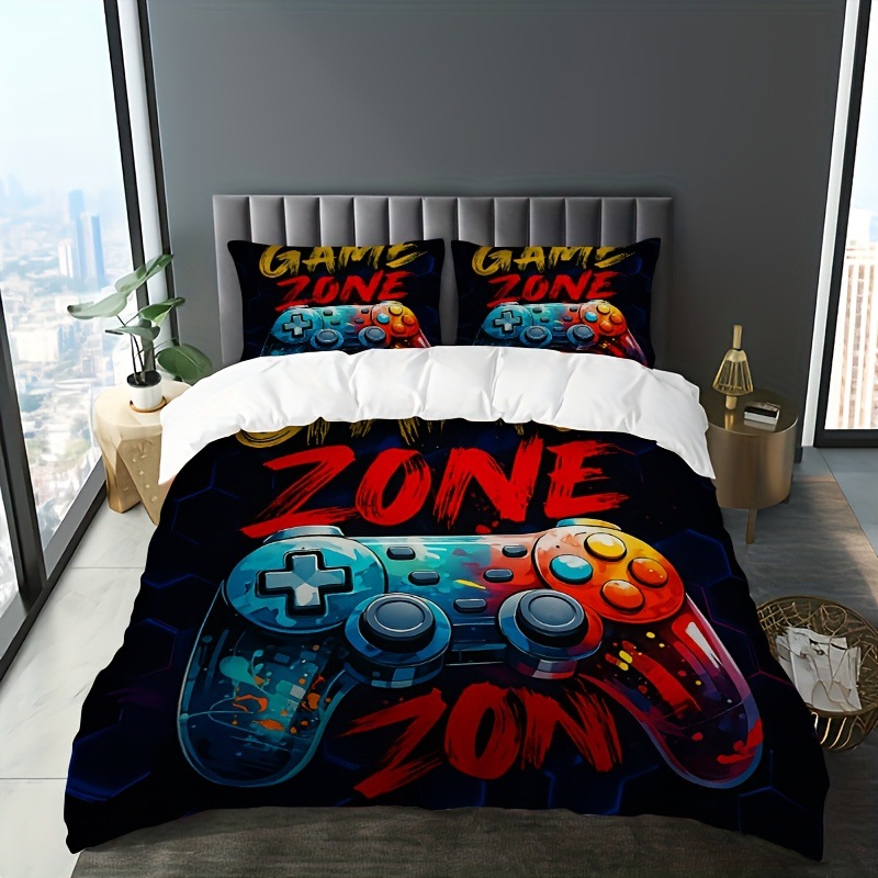 Textil doméstico transfronterizo abrasivo digital impresión quilt kit retro mango de juego fuente fábrica asume TEMU / JIT