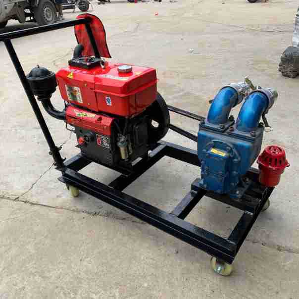 鸡粪鸭粪抽污水机 柴油机抽粪泵 鱼塘农用排污泥浆泵