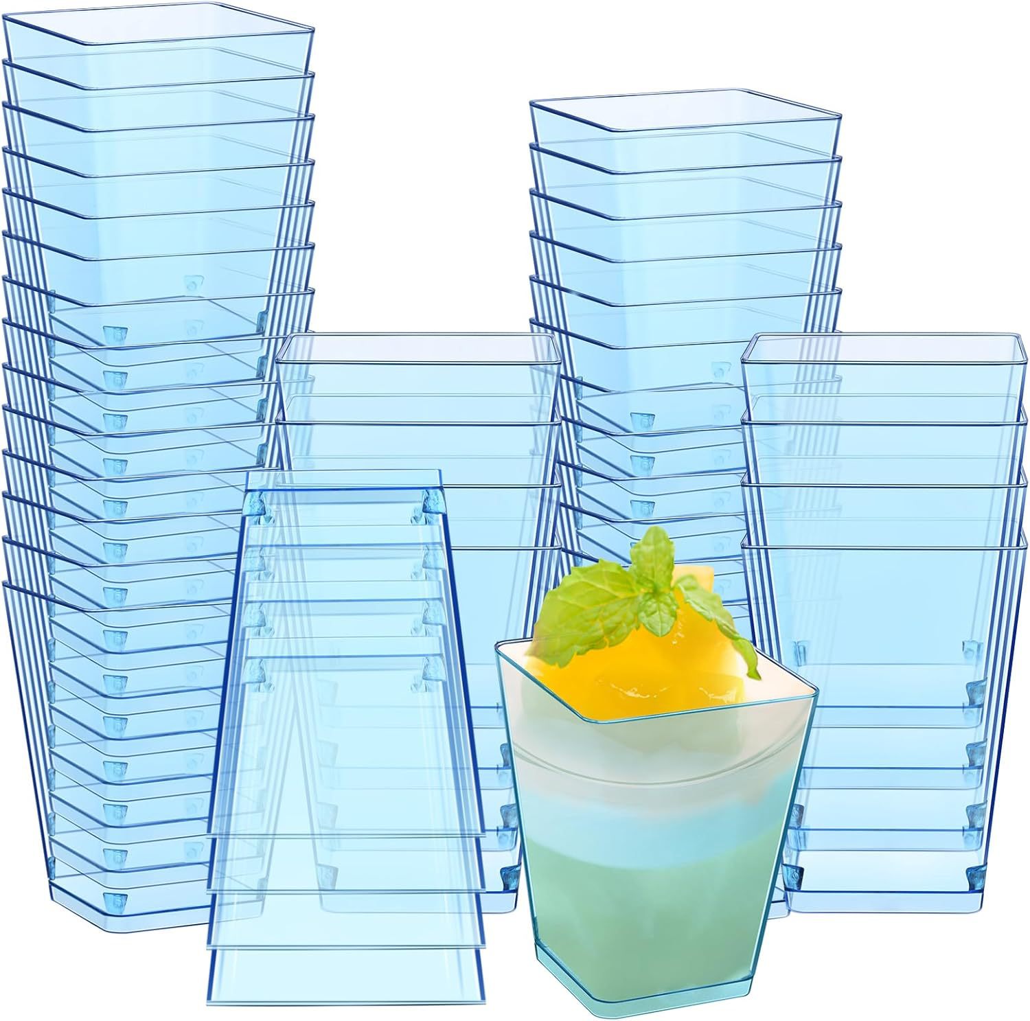 Vaso Desechable de Plástico para Mousse de Plástico PS Desechable para Postres y Repostería image 53