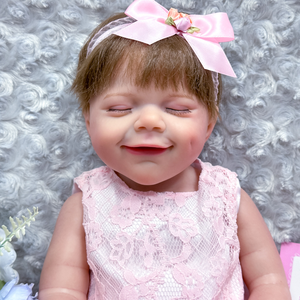 Muñecas de goma blanda para niños muñecas pesadas muñecas juguetes de educación temprana para bebés fábrica de mini venta directa transfronteriza