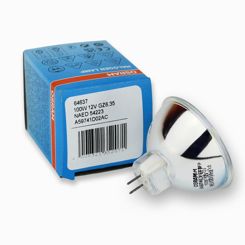 Люминировка Osram 64607 64627 64653 лампа галогенная чашка 12В100Вт эндоскопический микроскоп инструмент