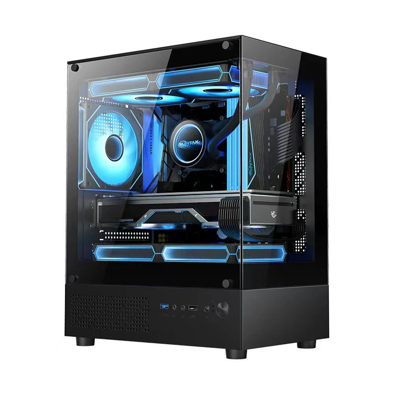 Mini PC chassis (Amazon Xuanwu) MINI, full‑transparent side panel, water‑cooling ready