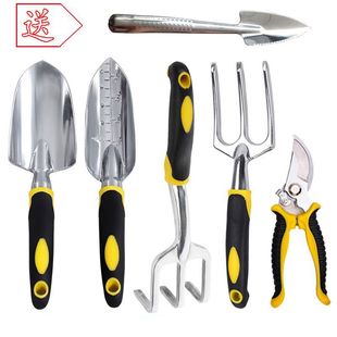 Household Gardening Tools suit Planting Flower Small Shovel Balcony Flower Raising Rake Garden Potted Planting Pine Soil Fork Flower Spring River